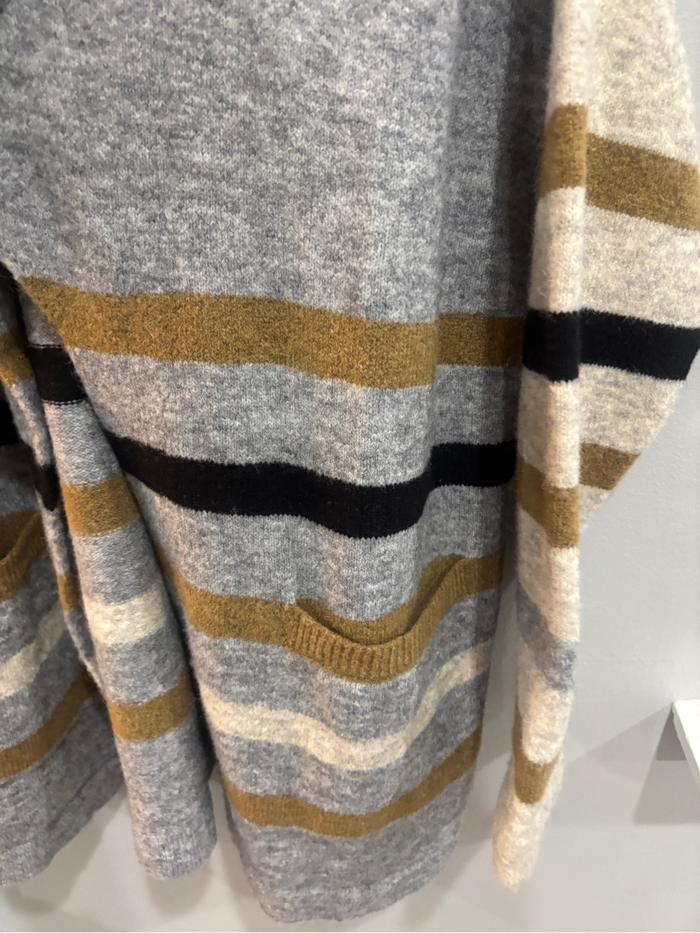 by Anthropologie Vanja Striped Cardigan Acrylic/Wool Blend Large - Picture 9 of 13